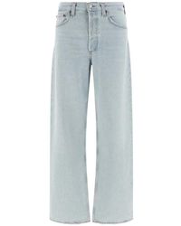 Agolde - Arc Contrast-Stitch Five-Pocket Jeans - Lyst