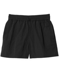 Burberry - Ekd-embroidered Track Shorts - Lyst
