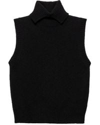 Prada - Kaschmirpullover Mit Rollkragen - Lyst