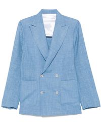 Barba Napoli - Blazer Met Dubbele Rij Knopen - Lyst