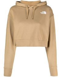 The North Face - Cropped-Hoodie mit Logo - Lyst