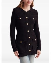 Toccin - Constance Button Detail Knit Jacket - Lyst
