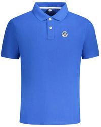 North Sails - Logo-Patch Cotton Polo Shirt - Lyst