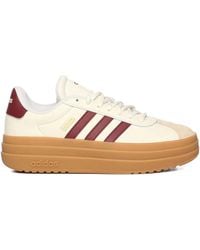 adidas - Vl Court Suede Details Lace-Up Sneakers - Lyst