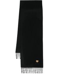 Moschino - Sciarpa Con Applicazione Teddy Bear - Lyst