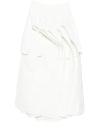 Maticevski - Midirock Mit Gestuften Einsätzen - Lyst