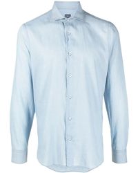 Fedeli - Poplin Long-Sleeve Shirt - Lyst