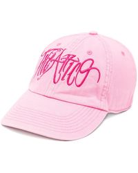 The Attico - Logo-Embroidered Baseball Cap - Lyst