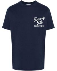 FAMILY FIRST - Beverlly Hills-print Cotton T-shirt - Lyst