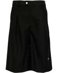 C2H4 - Staff Uniform Logo-Plaque Shorts - Lyst