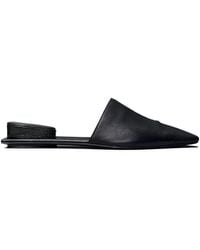 Tory Burch - Pierced Leather Slippers - Lyst