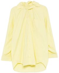 ALAINPAUL - Elasticated-Collar Shirt - Lyst