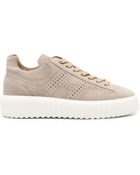 Hogan - Baskets H-Stripes En Daim - Lyst