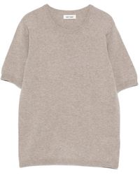 Soft Goat - Round-Neck Short-Sleeve Sweater - Lyst
