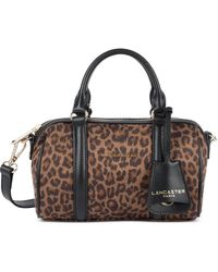 Lancaster - Leopard-Print Logo-Detail Shoulder Bag - Lyst