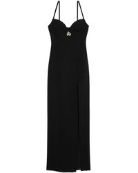 Blumarine - Crystal-Embellished Maxi Dress - Lyst