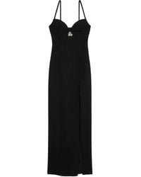 Blumarine - Crystal-Embellished Maxi Dress - Lyst