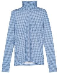 Maliparmi - T-Shirt Met Geometrische Print En Lange Mouwen - Lyst