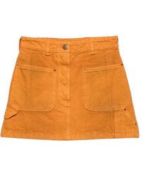 Prada - Canvas Miniskirt - Lyst