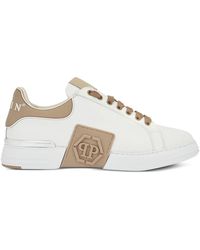Philipp Plein - Phantom Kick$ Logo-Plaque Low-Top Sneakers - Lyst
