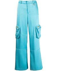 Blumarine - Broek Met Wijde Pijpen - Lyst