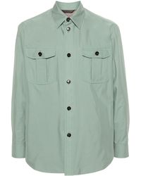 Brioni - Safari-pocket Silk Shirt Jacket - Lyst