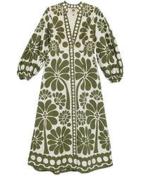 FARM Rio - Palermo Floral-Print Midi Dress - Lyst