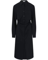 LA PISCINE - Buttoned Shirt Dress - Lyst