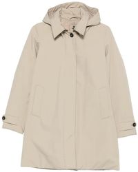Save The Duck - Embie Hooded Button-Cuff Coat - Lyst