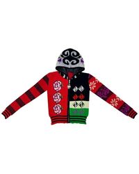 Chopova Lowena - Intarsia-Knit Floral-Motif Cardigan - Lyst