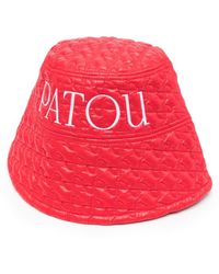 Patou - Embroidered-logo Bucket Hat - Lyst
