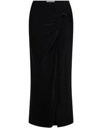Anna Quan - Avery Twist-Detail Maxi Skirt - Lyst