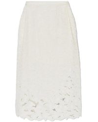 Isabel Marant - Floral-Embroidered Ryesha Skirt - Lyst