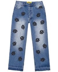 Godspeed - Infinity V2 Logo-Patch Jeans - Lyst