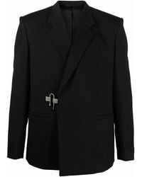 Givenchy - Padlock Double-Breasted Blazer - Lyst