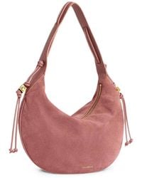 Coccinelle - Sac Porté Épaule Thess Medium En Daim - Lyst
