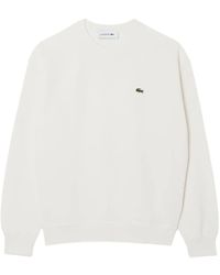 Lacoste - Logo-Patch Sweater - Lyst