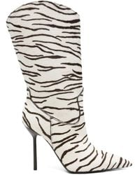 Paris Texas - 105Mm Leather Knee-High Boots - Lyst