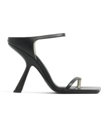 Mugler - Sandales À Bout Carré - Lyst