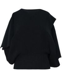 CFCL - Pottery Crease Asymmetric Ribbed-Hem Sweater - Lyst
