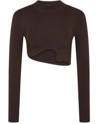 Christopher Esber - Maparadita Long-Sleeve Cutout Top - Lyst