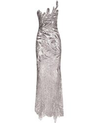 Oscar de la Renta - Fern Crystal-embellished Gown - Lyst