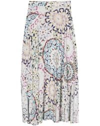 Ba&sh - Falda midi Lukas con diseño tie-dye - Lyst