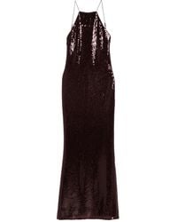 Patrizia Pepe - Robe Brodée De Sequins À Dos Nu - Lyst