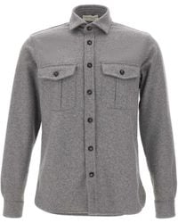 FILIPPO DE LAURENTIIS - Camisa con bolsillo de parche - Lyst