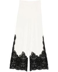 Ermanno Scervino - Pantalon À Détail De Dentelle - Lyst