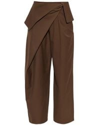 Loewe - Pleated Wool Trousers - Lyst