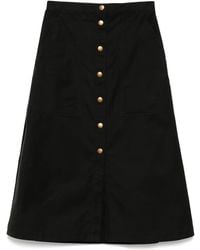 Moncler - Button-Up Midi Skirt - Lyst