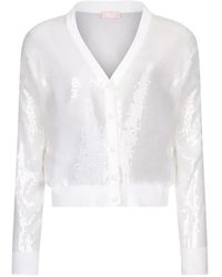 Liu Jo - Vest Met V-Hals - Lyst