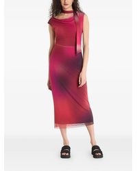 Desigual - Robe Drapée À Imprimé Abstrait - Lyst